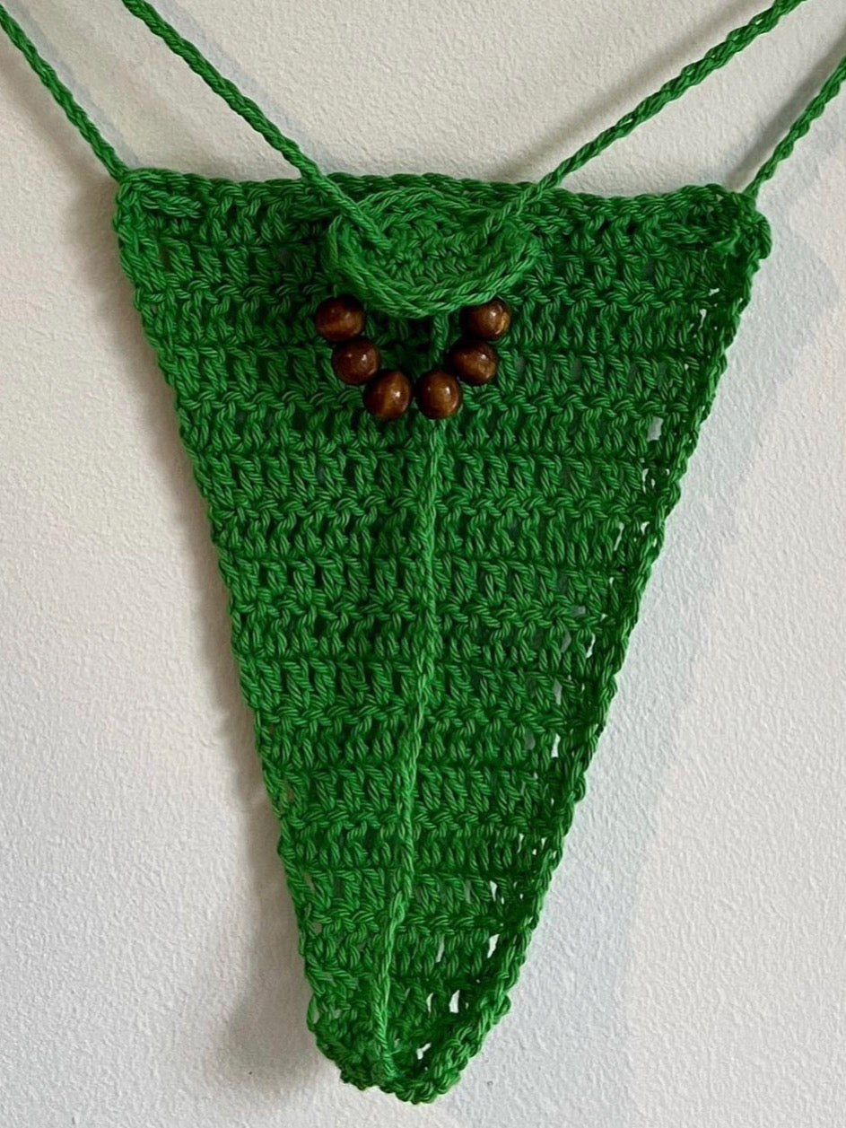 Its Bra-siu Beaded Brazilian Thong