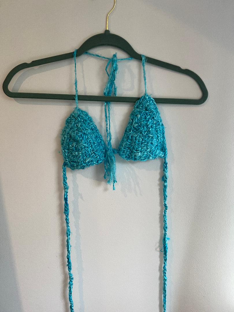 Blue Banana Fibre Bikini Top