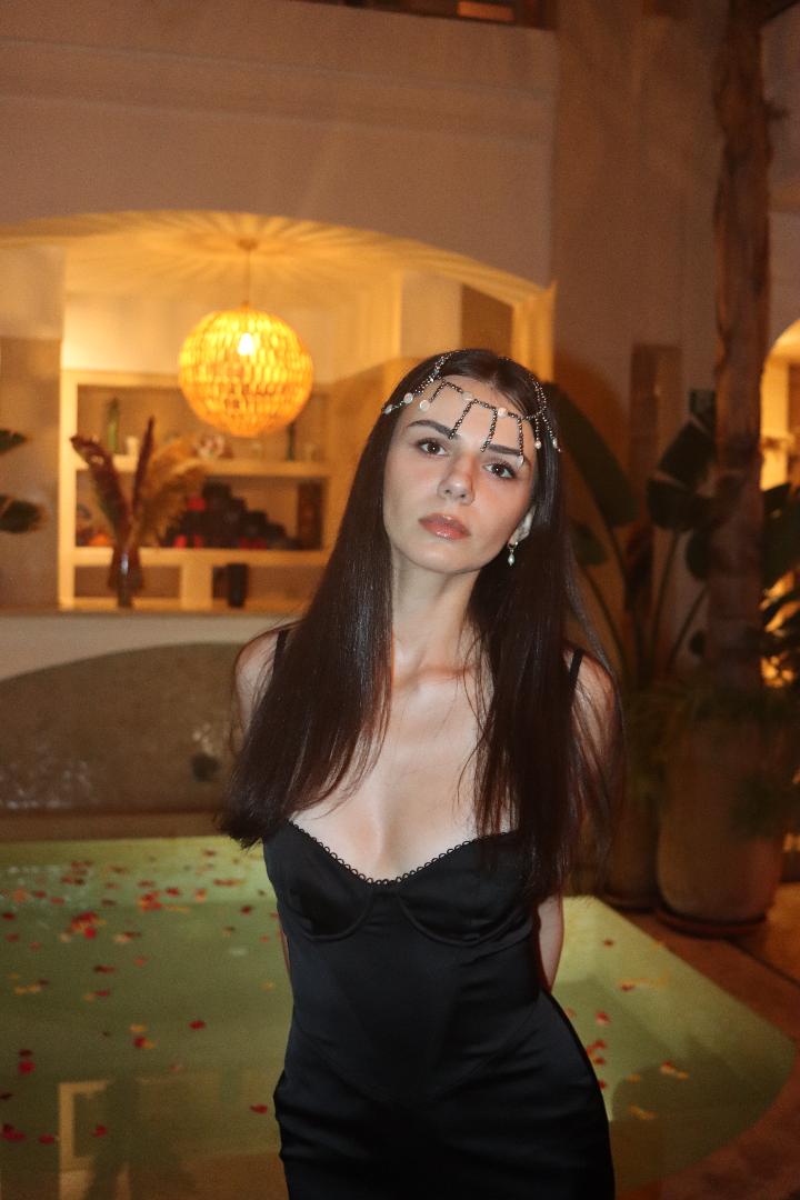 Beaded Pearl Headpiece