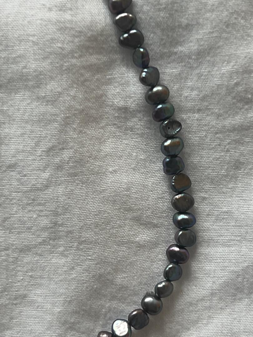 Vicente pearl fossil necklace