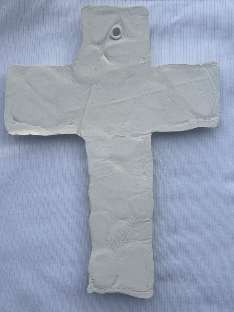 Ceramic Cross Wall Hanging